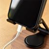 Smartphone Stand Adjustable, Adjustable Tilt, Height Adjustable, 360 Degree Rotation Foldable Smartphone Stand (Cherry)