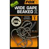 Fox Edges Wide Gape Beaked X Mirco Barbed Hooks: 1