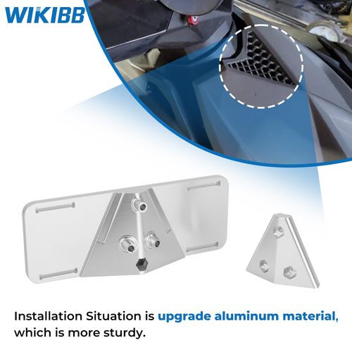 WIKIBB Universial Speaker Mount for Sea Doo Spark TRIXX, Cruise Speaker Bracket for Sea-Doo Spark 2 Up，Aluminum Silver
