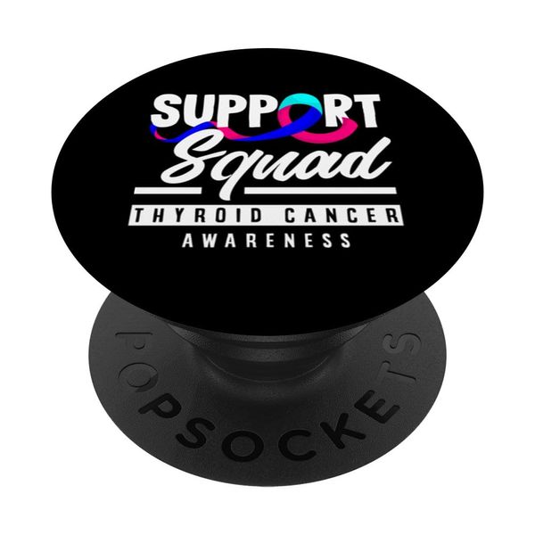 Support Squad Bewusstsein für Schilddrüsenkrebs PopSockets Klebender PopGrip