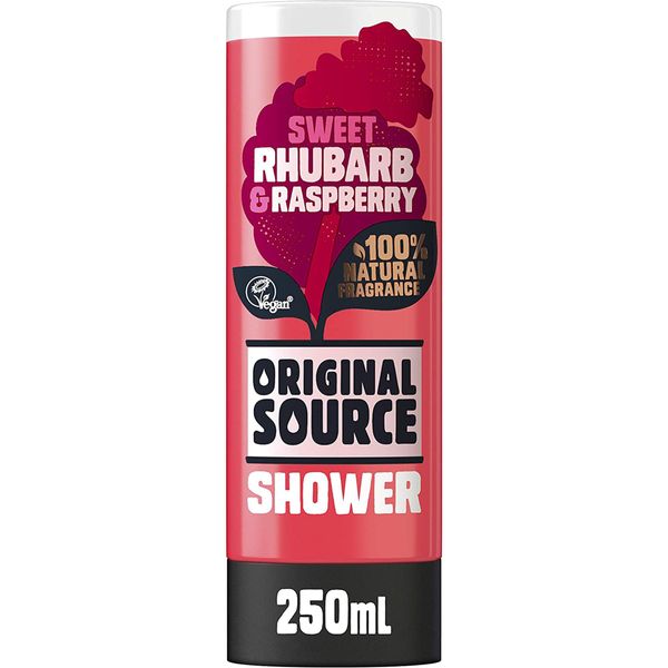 Original Source, gel doccia Rabarbaro e lampone, 250 ml
