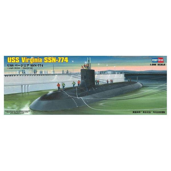 Hobbyboss 1:350 Scale USS Virginia SSN-774 Assembly Kit