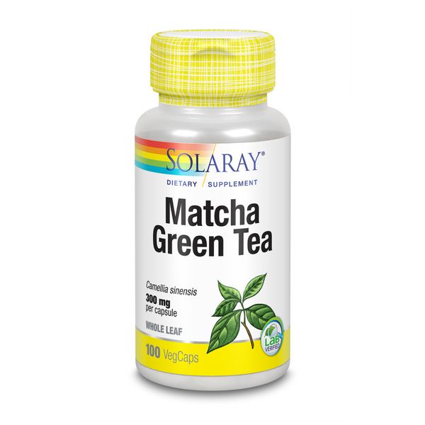 Solaray Matcha Green Tea 300 mg | 100 VegCaps
