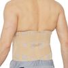 NeoTech Care Adjustable Compression Wide Back Brace Lumbar Support Belt (Beige, Size S)