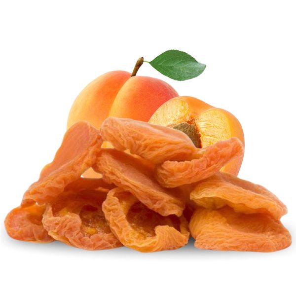 California Dried Apricots by Its Delish, 1Lb Bag | Fancy Apricot Dried Fruit | Naturally Sweet & Tangy Healthy Snack, No Sugar or Color Added | Vegan, Kosher