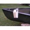 Canoe Trolling Motor Mount/Bracket - 3" Alum X-Bar-Ash Block.