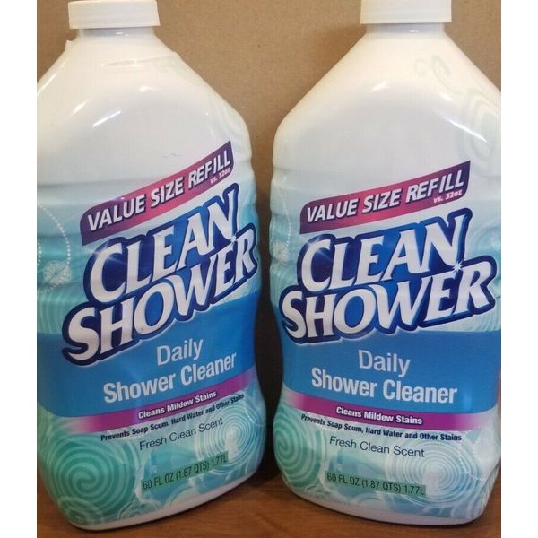Scrub Free Clean Shower Daily Cleaner Refill - (2) 60 oz.