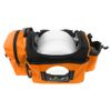 Fade Crunch Disc Golf Bag – Compact, Durable, and Versatile Shoulder Strap Bag with Insulated Cooler Lining (Orange)