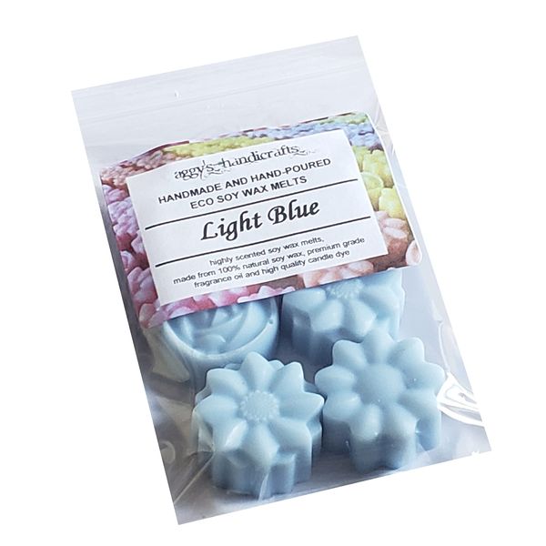 Light Blue Highly Scented Soy Wax Melts