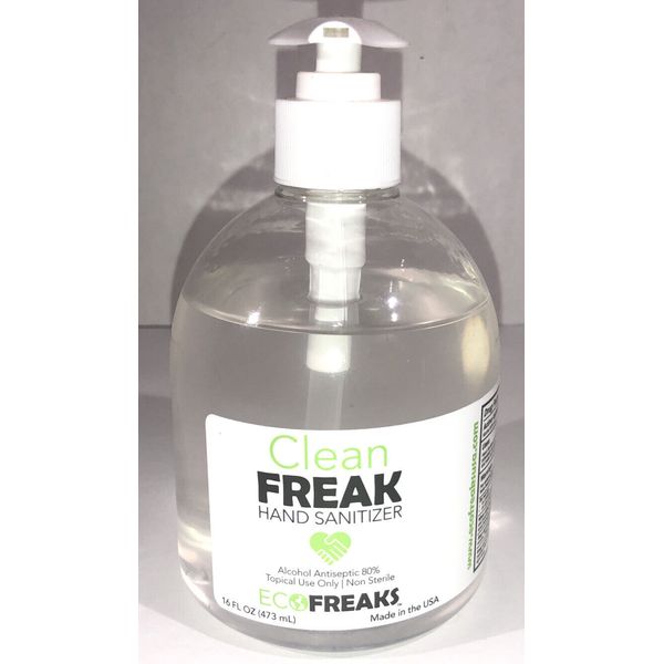 Instant Hand Sanitizer Antimicrobial 16 Oz Bottle 80% Alcohol Made in USA-SHIP24