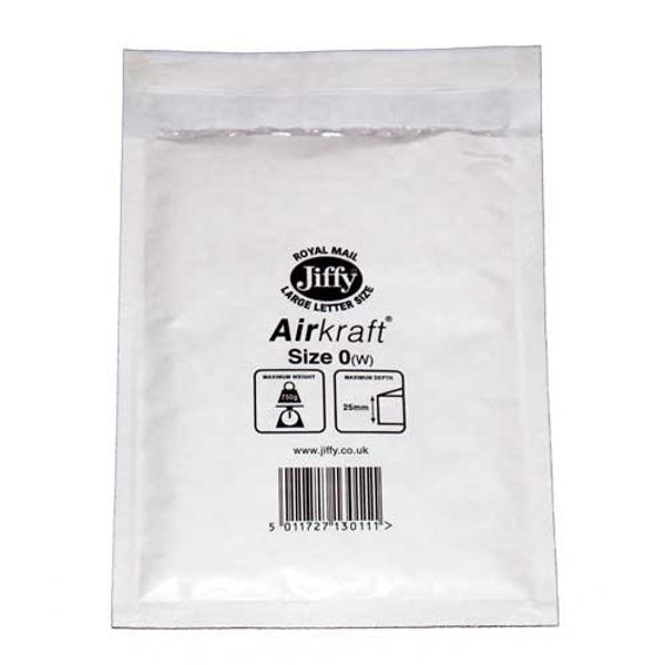 Jiffy 100 Count Padded Envelopes, White, Size 5.51x7.68 inches, Self-Seal, First Communion, Rectangular, Shipping