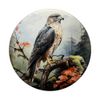 Goshawk Forest Leaves Watercolor Graphic PopSockets Swappable PopGrip