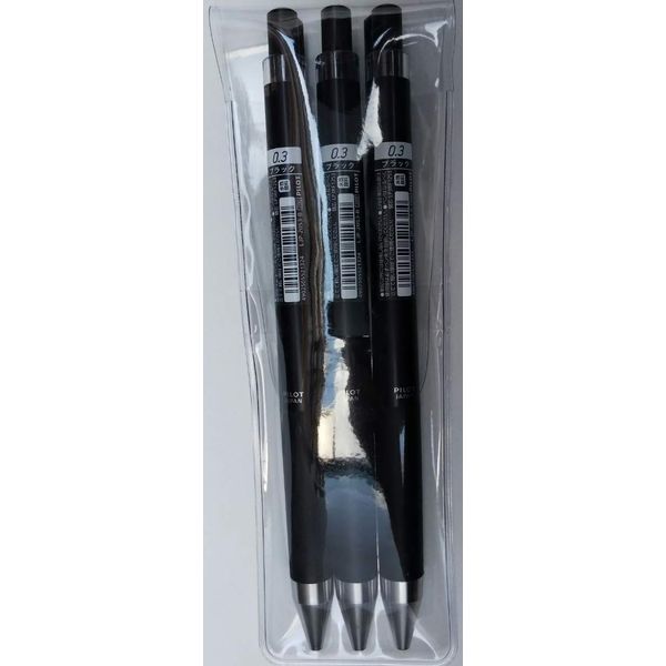 Pilot LJP-20S3-B Gel Ink Ballpoint Pen, Juice Up, Extra Fine Point, 0.3mm, Black, Pack of 3