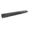 Drainage Trench - Channel Drain With Grate - Black Plastic - 39"