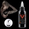 DLD All Purpose Tattoo Ink Pure Black Permanent Tribal Liner Outlining 30ml Stick and Poke Tattoos Microblading Pigment-Vegan (1 ounce)