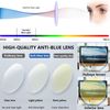 Hubeye 4 Pack Frameless Reading Glasses Ultralight Transparent Rimless Blue Light Blocking Computer Reader 1.50