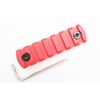 7 Slots mlok Picatinny/Weaver Rail Sections Red Anodized CNC Aluminum Mount Adapter Segment Mount