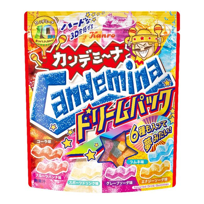 Kanro Candemina Gummy Dream Pack, 5.3 oz (152 g) x 4 Packs