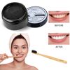 M&R New Formula More Delicate 100% Organic Activated Charcoal Teeth Whitening Powder+Bamboo Toothbrush /30g Coconut Charcoal, Effective Teeth Stain Remover and Toothpaste Alternative/Fresh Mint Taste