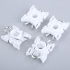 Mtsooning 10pcs White Front Window Regulator Sliding Pivot Clips Car buckle Replacement for E36 E32 E34 325i 525i 535i Roller