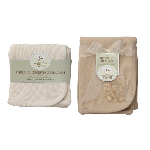 American Baby Company Swaddle Blanket Gift Set Made with Organic Cotton