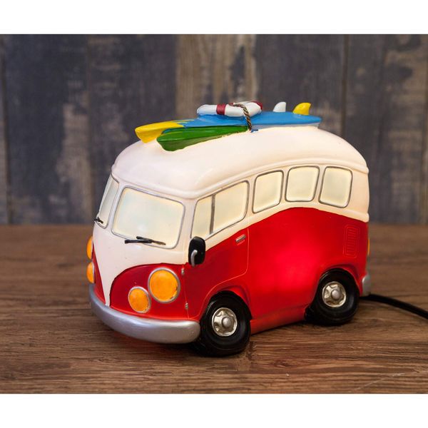 [American Goods] LED Night Lamp BUS with Surfboard