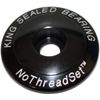 CHRIS KING NOTHREADSET STEM CAP 1-1/8 (OS) (Stem Cap)