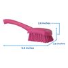 Vikan, Pink Brush,Washing,Stiff,10",PP/PBT, 4192