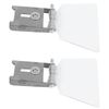 Eye Bench Grinder, 2Pcs Bench Grinder Eyeshield 304 Case Tool Shield Attachment Accessories S Rotection Small Stainless Steel