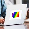 CafePress Washington Gay Pride Rectangle Sticker Rectangle Bumper Sticker Car Decal