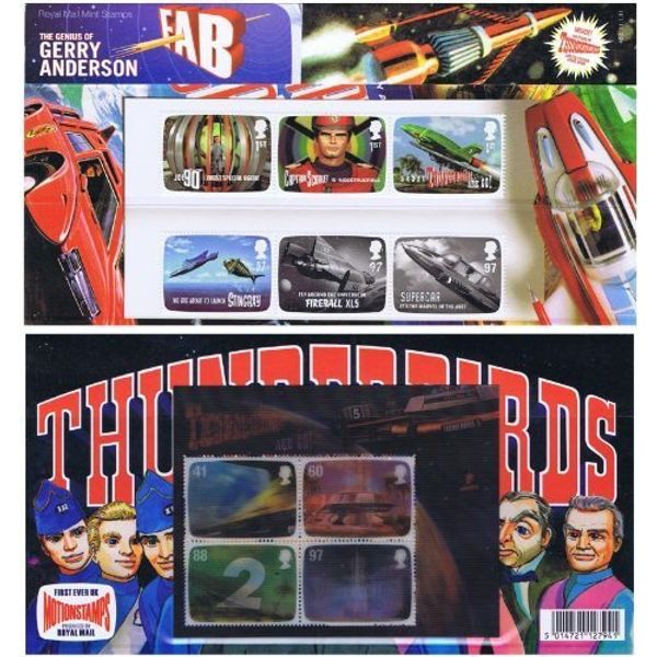 2011 Gerry Anderson - Thunderbirds Stamps in Presentation Pack