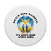 Peace isn't passive, it's love's most active form PopSockets Swappable PopGrip