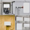 Waterproof Dustproof Junction Box IP65 ABS Plastic Junction Box Universal Electrical Boxes Project Enclosure Gray (200 * 120 * 75mm)