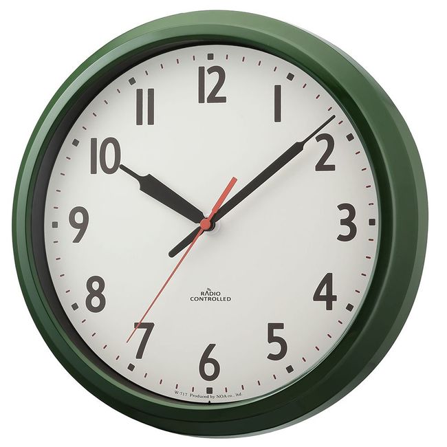 Noah Radio Analog Wall Clock Momentum Copan (Deep Green)