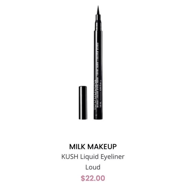 MILK MAKEUP KUSH LIQUID EYELINER - LOUD (BLACK) (NWOB/Full Size)