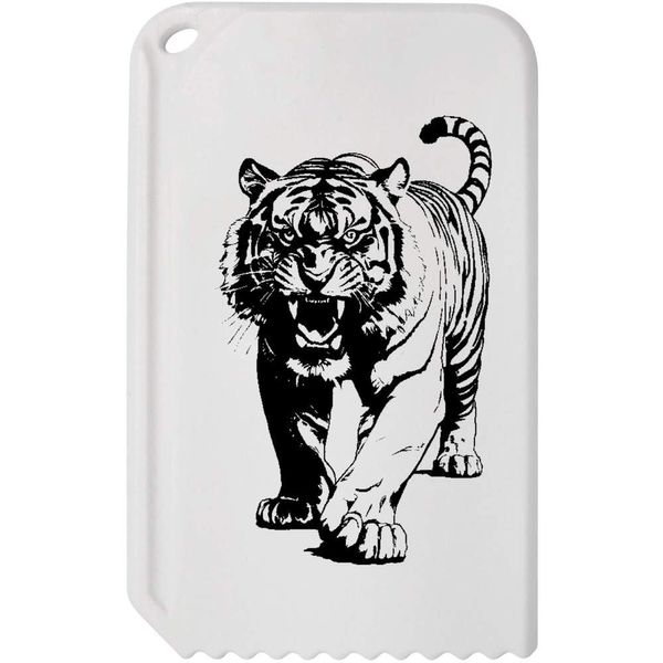 Azeeda 'Roaring Tiger' Plastic Ice Scraper (IC00034806)