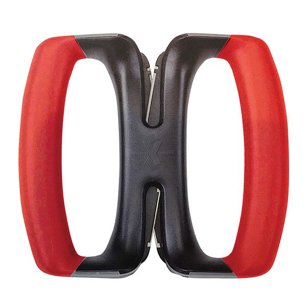 BOUNDING X SHARPENER K0102900 BOUNDING X SHARPENER RED BLACK KNIFE SHARPENER Double-edged