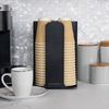 Mind Reader Cup and Lid Carousel, 7.75 x 12 x 7.75, Black