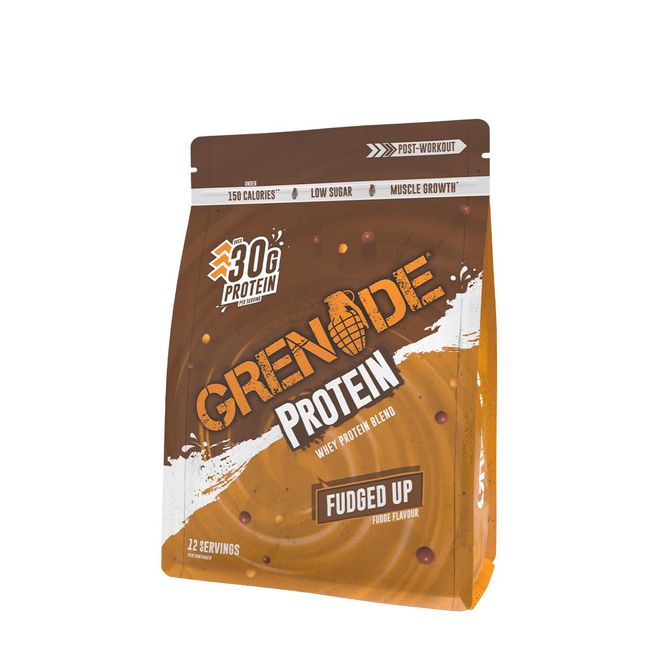 Grenade Protein Powder, Whey Protein Blend with 30g Protein per Serving, High Protein, Low Sugar (12 Servings) - Fudged Up, 480 g (Pack of 1)