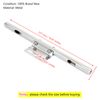 Universal Moto Front Turn Signal Spot Light Bar Mount Bracket Clamp Chrome US