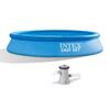 Intex 10ft X 24in Easy Set Above Ground Swimming Pool Set Blue