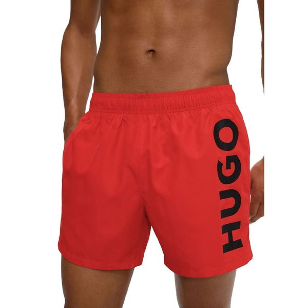 HUGO Men's ABAS Swim Trunks, New-Open Pink693, S