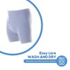 Wearever Regular Absorbency (150ml) Cotton Boxer (Grey, Medium)