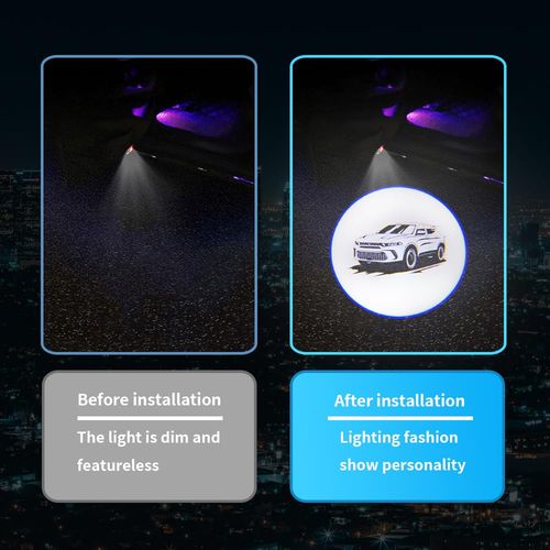 2PCS Door Lights Logo Projector Ultra-Bright Welcome Step Light Puddle Lights Compatible with Hornet 2023-present (Hornet 2023-present White)