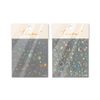 2Sheets Holographic Bubble Nail Art Stickers, Iridescent Circle Design Decals, Translucent White