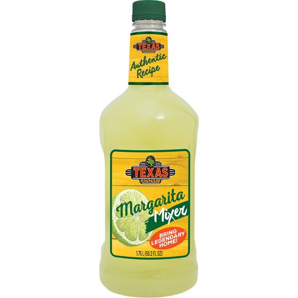 Texas Roadhouse Authentic Margarita Drink Mix, Ready to Use, 1.75 Liter Bottle (59.2 Fl Oz), Individually Boxed