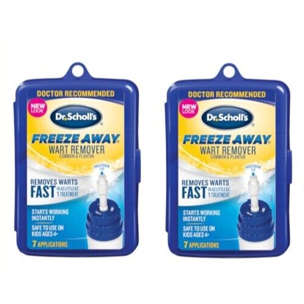 Dr. Scholls Freeze Away Wart Remover 7 Applications Pack Of 2