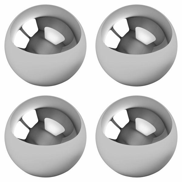 Four (4) Replacement Steel Balls for Labyrinth Game