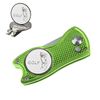 CRESTGOLF Switchblade Golf Divot Tool Golf Green Repair Pitch Fork(lemon)