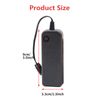 YnGia 5PCS Battery Box Power Controller, 2-Pin Battery Case Replacment For EL Wire Light, Panel Sheet Light, String Light, LED Light Strip